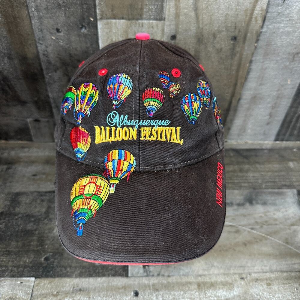 ALBUQUERQUE NM BALLOON FESTIVAL STRAPBACK EMBROIDERED BASEBALL CAP